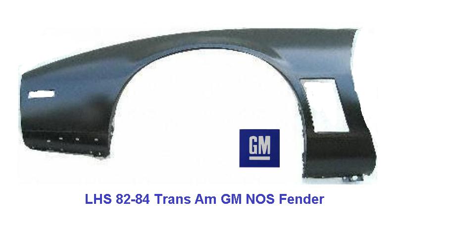 Fender: 82-84 Trans Am LH - GM NOS - SOLD NO MORE